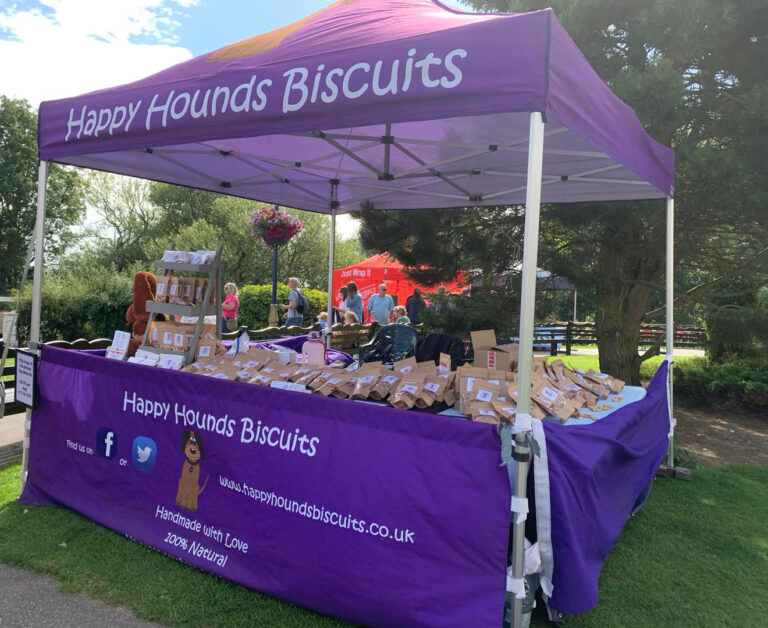 Happy Hounds Biscuits Event Set Up